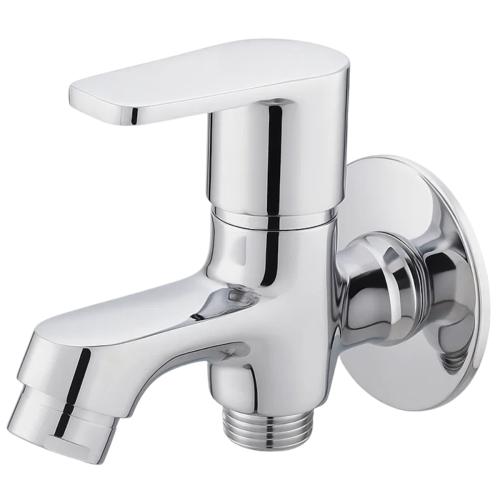 Two Way Bib Cock with Wall Flange